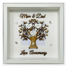 Load image into Gallery viewer, 39th Lace 39 Years Wedding Anniversary Frame - Mum & Dad
