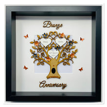 Load image into Gallery viewer, 8th Bronze 8 Years Wedding Anniversary Frame - Wooden