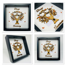 Load image into Gallery viewer, 8th Bronze 8 Years Wedding Anniversary Frame - Wooden