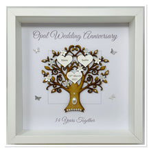 Load image into Gallery viewer, 34th Opal 34 Years Wedding Anniversary Frame - Message