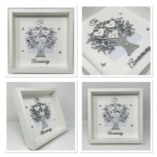 Load image into Gallery viewer, 10th Tin 10 Years Wedding Anniversary Frame - Wooden Metallic