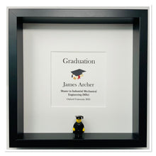 Load image into Gallery viewer, Graduation Minifigure Frame