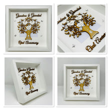 Load image into Gallery viewer, 34th Opal 34 Years Wedding Anniversary Frame - Grandma & Grandad