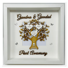 Load image into Gallery viewer, 30th Pearl 30 Years Wedding Anniversary Frame - Grandma & Grandad