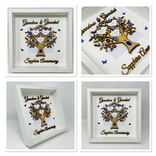 Load image into Gallery viewer, 45th Sapphire 45 Years Wedding Anniversary Frame - Grandma & Grandad