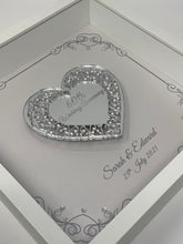 Load image into Gallery viewer, 60th Wedding 60 Years Anniversary Frame - Intricate Mirror Heart