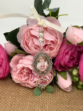 Load image into Gallery viewer, Wedding Bouquet Photo Memory Charm - 'Heart Angel'