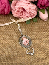 Load image into Gallery viewer, Wedding Bouquet Photo Memory Charm - 'Heart Angel'