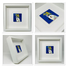 Load image into Gallery viewer, Ceramic Blue Cockatoo Art Picture Frame