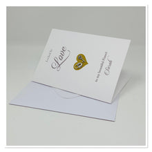 Load image into Gallery viewer, Fiancé Locked In Love Personalised Card - A5