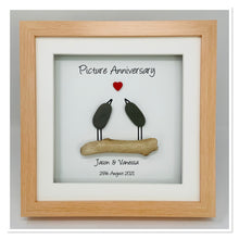 Load image into Gallery viewer, 26th Picture 26 Years Wedding Anniversary Frame - Pebble Birds