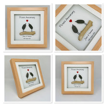 Load image into Gallery viewer, 26th Picture 26 Years Wedding Anniversary Frame - Pebble Birds