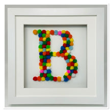 Load image into Gallery viewer, Pom Pom Letter Frame - B