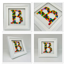 Load image into Gallery viewer, Pom Pom Letter Frame - B