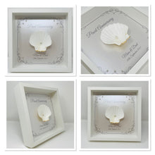 Load image into Gallery viewer, Mum & Dad Oyster Shell 30th Pearl 30 Years Wedding Anniversary Frame - Ornate