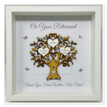 Load image into Gallery viewer, Retirement Gift Frame - Grey & Silver Glitter