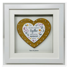 Load image into Gallery viewer, Personalised Heart Frame - Little Moments Together, Make The Best Memories