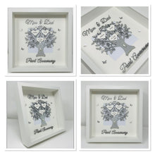 Load image into Gallery viewer, 30th Pearl 30 Years Wedding Anniversary Frame - Mum & Dad Metallic