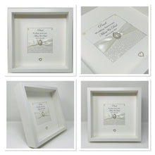 Load image into Gallery viewer, 30th Pearl 30 Years Wedding Anniversary Ribbon Frame - Pebble