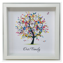 Load image into Gallery viewer, Rainbow Family Tree Printed Frame
