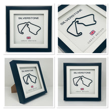 Load image into Gallery viewer, Silverstone Formula 1 Race Circuit 3D Frame - British Grand Prix Track Wall Art - F1 Moto GP BTCC