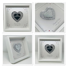Load image into Gallery viewer, 40th Ruby 40 Years Wedding Anniversary Frame - Intricate Mirror Heart