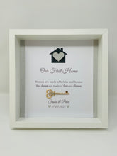 Load image into Gallery viewer, First Home Frame - Silver Glitter