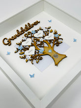 Load image into Gallery viewer, Grandchildren Family Tree Frame - Blue Classic