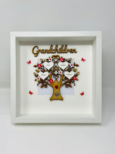 Load image into Gallery viewer, Grandchildren Family Tree Frame - Red Classic