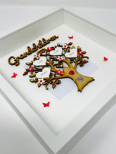 Load image into Gallery viewer, Grandchildren Family Tree Frame - Red Classic