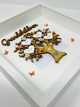 Load image into Gallery viewer, Grandchildren Family Tree Frame - Orange - Classic