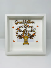Load image into Gallery viewer, Grandchildren Family Tree Frame - Orange - Classic
