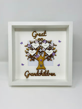 Load image into Gallery viewer, Great Grandchildren Family Tree Frame - Lilac Classic