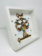 Load image into Gallery viewer, Great Grandchildren Family Tree Frame - Teal Classic