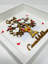 Load image into Gallery viewer, Great Grandchildren Family Tree Frame - Red Classic