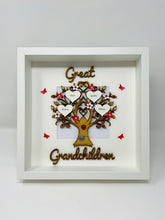 Load image into Gallery viewer, Great Grandchildren Family Tree Frame - Red Classic
