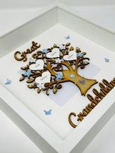 Load image into Gallery viewer, Great Grandchildren Family Tree Frame - Blue Classic