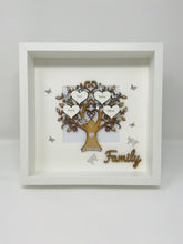 Load image into Gallery viewer, Family Tree Frame - Silver Glitter Classic