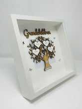 Load image into Gallery viewer, Grandchildren Family Tree Frame - Silver Glitter Classic