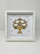Load image into Gallery viewer, Family Tree Frame - Grey & Silver Glitter - Contemporary
