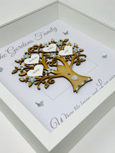 Load image into Gallery viewer, Family Tree Frame - Grey & Silver Glitter - Contemporary