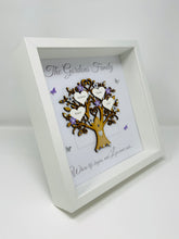 Load image into Gallery viewer, Family Tree Frame - Lilac & Silver Glitter - Contemporary