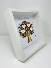 Load image into Gallery viewer, Family Tree Frame - Orange & Silver Glitter 'Our Family' - Contemporary