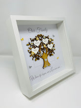 Load image into Gallery viewer, Family Tree Frame - Yellow & Silver Glitter 'Our Family' - Contemporary