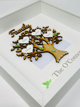 Load image into Gallery viewer, Family Tree Frame Green Gem Birds