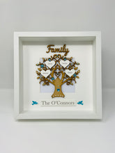 Load image into Gallery viewer, Family Tree Frame Turquoise Gem Birds