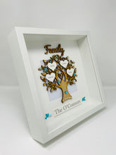 Load image into Gallery viewer, Family Tree Frame Turquoise Gem Birds