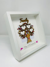 Load image into Gallery viewer, Family Tree Frame Bright Pink Gem Birds