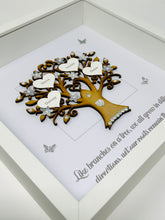 Load image into Gallery viewer, Quote 'Branches On A Tree' Family Tree Frame