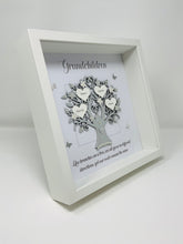 Load image into Gallery viewer, Grandchildren Quote Family Tree Frame - Silver Metallic